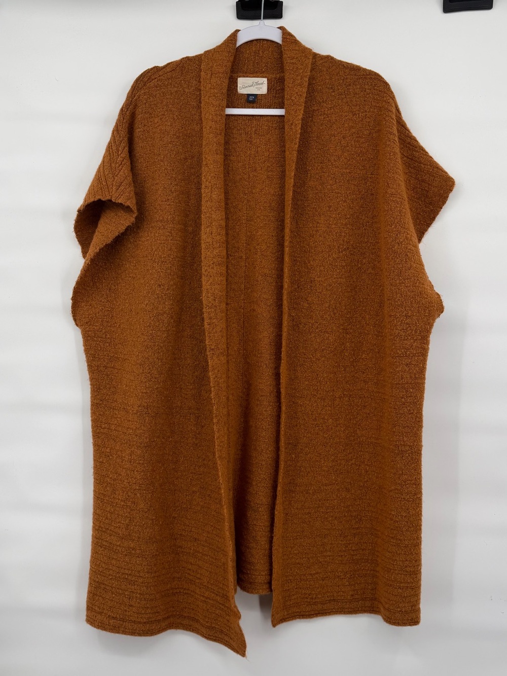 Universal Thread rust orange oversized open long cardigan
